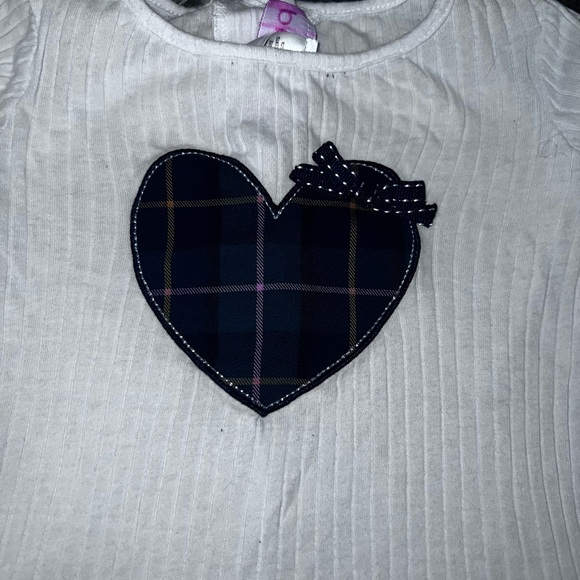 GoodLad Girls Plaid Accented Long Sleeve Top Size 2T - Picture 2 of 4